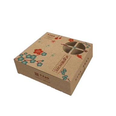 Sérsniðin flytjanlegur kraftpappírskassi